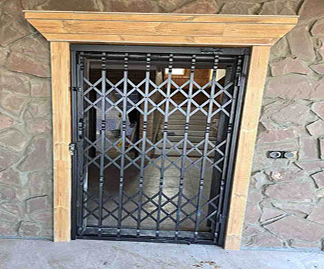 درب آکاردئونی سه گل ضد سرقت